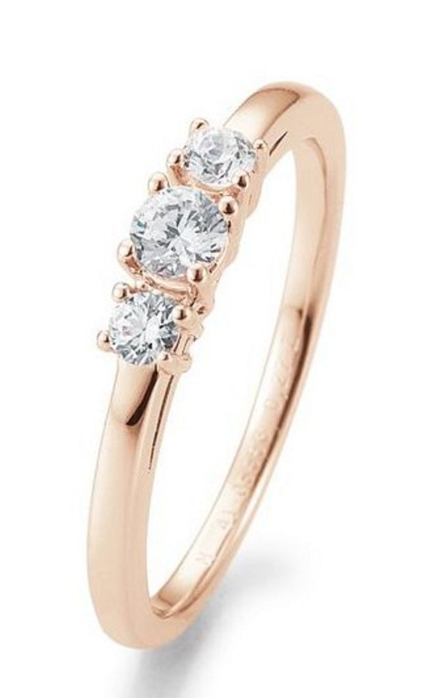 Brillantring Rotgold 41-05668R