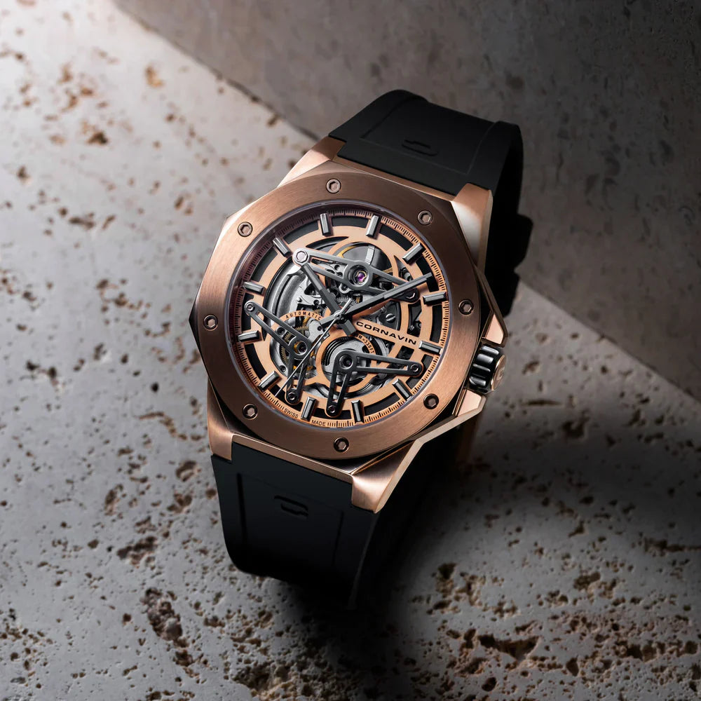 Cornavin Herrenuhr Downtown Skeleton Automatic Limited Edition CO-SK.05.R