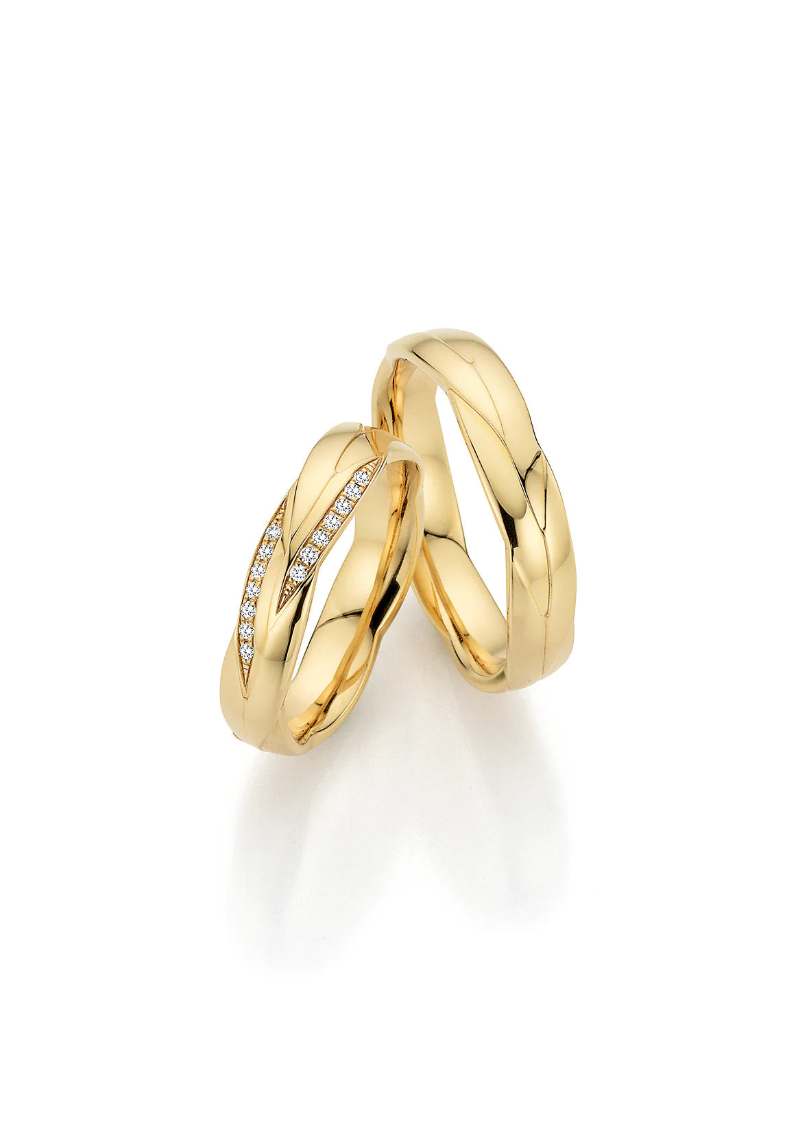 Fischer Trauringe Gold Design Segen