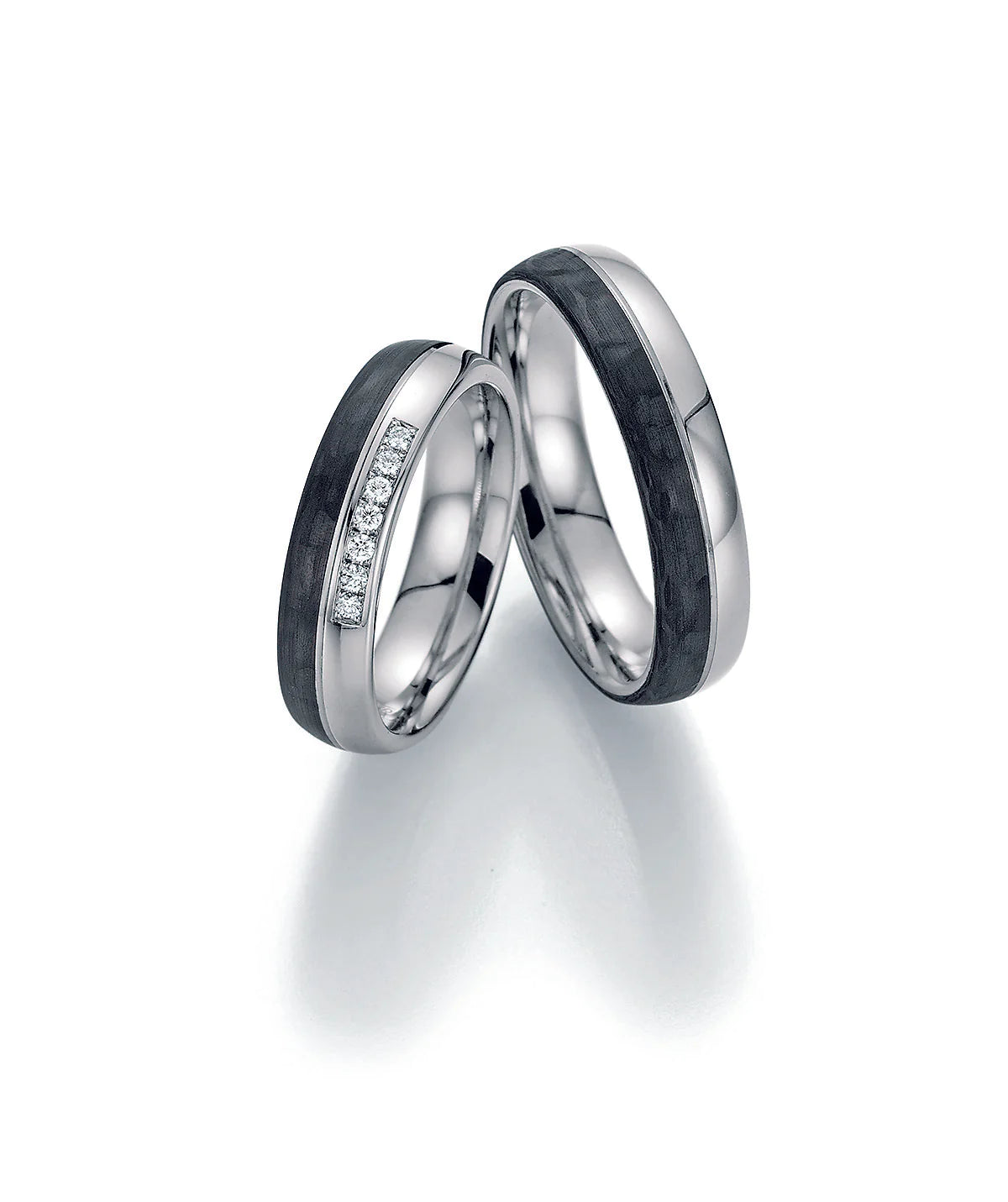 Fischer Trauringe Palladium Carbon® Mission Of Love