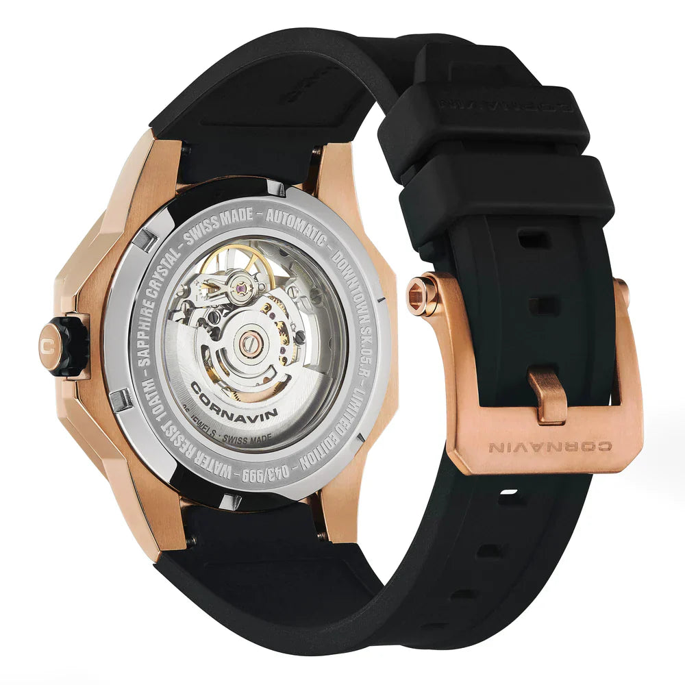 Cornavin Herrenuhr Downtown Skeleton Automatic Limited Edition CO-SK.05.R